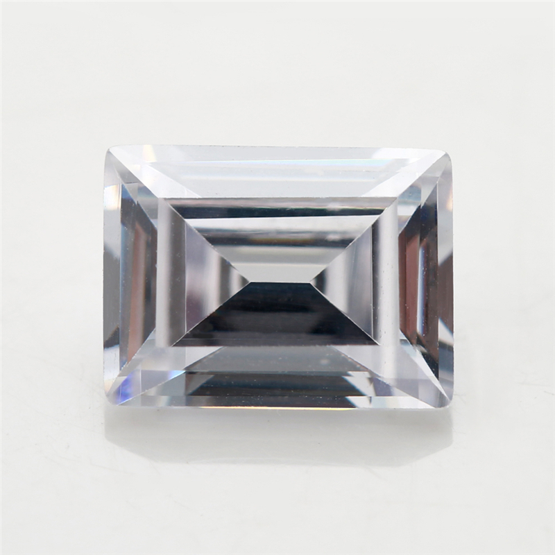 Đá hình chữ nhật baguette CZ kích thước từ 3x5mm đến 7x9mm - 20 viên để làm trang sức