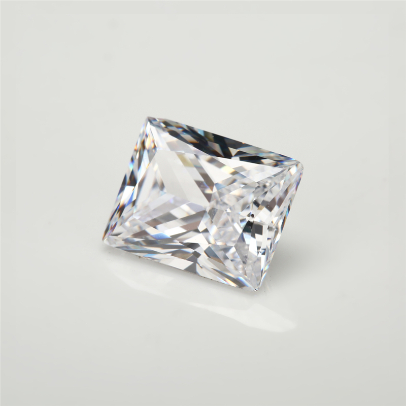 Bộ 80 Đá Quý Tổng Hợp Cubic Zirconia Trắng Hình Chữ Nhật 5A, Kích Thước Từ 1.5x2 Đến 10x12mm Cho DIY
