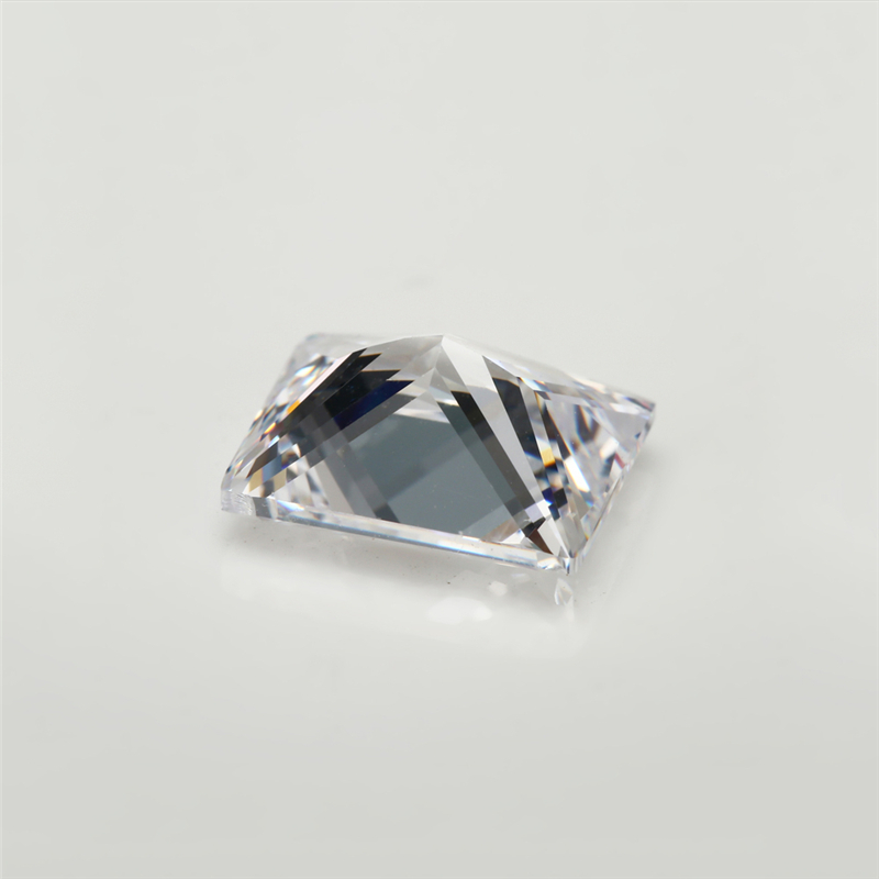 Bộ 80 Đá Quý Tổng Hợp Cubic Zirconia Trắng Hình Chữ Nhật 5A, Kích Thước Từ 1.5x2 Đến 10x12mm Cho DIY