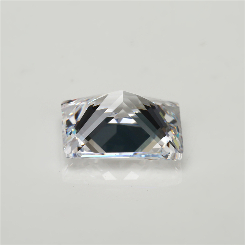 Bộ 80 Đá Quý Tổng Hợp Cubic Zirconia Trắng Hình Chữ Nhật 5A, Kích Thước Từ 1.5x2 Đến 10x12mm Cho DIY