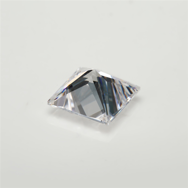 Bộ 50 20 Chiếc 10 Chiếc Vuông Công Chúa Cắt Trắng Cubic Zirconia Đá Quý Tổng Hợp Kích Thước 1.5x1.5 ~ 10x10mm 5A Rời CZ Đá Để Làm Đồ Trang Sức