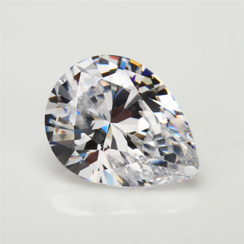 Kích thước 2x3mm ~ 13x18mm Quả Lê Cut Cubic Zirconia Tổng Hợp 5A Cho Trang Sức