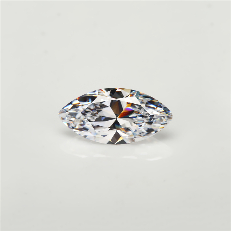 Kích thước đa dạng từ 1,5x3mm đến 10x20mm - Marquise cắt đá Cubic Zirconia chất lượng 5A dùng làm trang sức