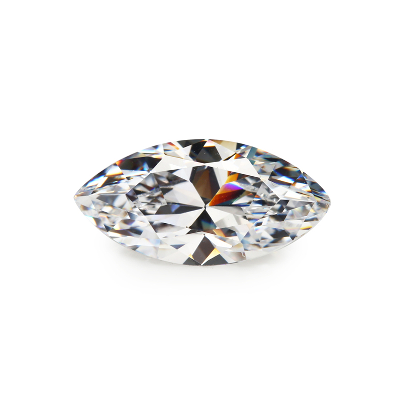 Kích thước đa dạng từ 1,5x3mm đến 10x20mm - Marquise cắt đá Cubic Zirconia chất lượng 5A dùng làm trang sức