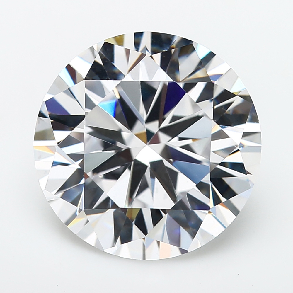 3mm ~ 15mm Cắt Tròn Trắng Cubic Zirconia Đá Quý Tổng Hợp 5A Rời CZ Đá Trang Sức DIY