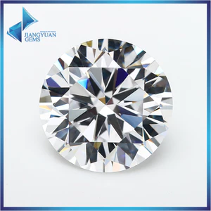 3mm ~ 15mm Cắt Tròn Trắng Cubic Zirconia Đá Quý Tổng Hợp 5A Rời CZ Đá Trang Sức DIY