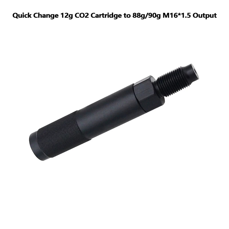 12g Dùng Một Lần 12G CO2 Xi Lanh Thay Đổi Nhanh Hộp Đựng Adapter W / 88g 90g Chai Xi Lanh M16x1.5 Đầu Ra Chủ Đề