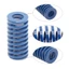 Đường kính ngoài 6 / 8 / 10mm Màu xanh Nén lò xo Khuôn lò xo Tải trọng nhẹ Xoắn ốc Dập nén Khuôn lò xo Chiều dài 20-125mm
