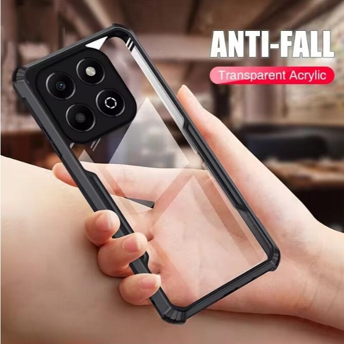 IVoler Cover Per Honor 200 Smart / Honor X7C 4G - Custodia Antiurto Grado Militare, Morbida TPU Sottile, Anti-Impronte, Antigraffio, Nero