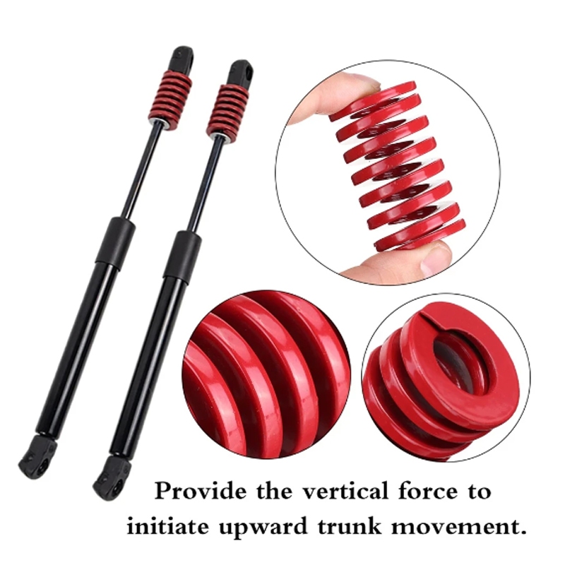 Màu đỏ Vừa Tải Khuôn Lò Xo Nén Lò Xo Cho Thân Sau Đuôi Strut Hỗ Trợ Đường Kính Ngoài 25-30mm
