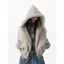 Tianlesiwei Mùa đông nam nữ ấm áp áo khoác cotton cổ điển kiểu Mỹ áo khoác dày cổ áo