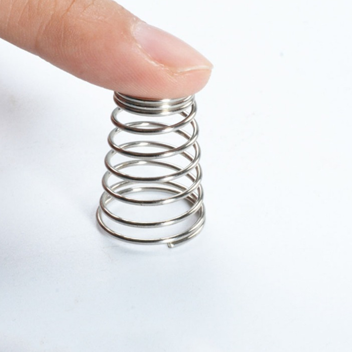 Tháp Lò Xo Hình nón Thép không gỉ 304 Dây côn Nén Đường kính lò xo 3-39mm Đường kính dây 1 / 1.2 / 1.4 / 1.5 / 1.8 / 2 mm Cao 12-76mm