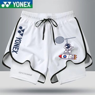 2024 Quần short cầu lông YONEX mới dành cho nam và nữ, bấc mồ hôi và thấm ẩm, Quần short tập luyện thể thao chống chói