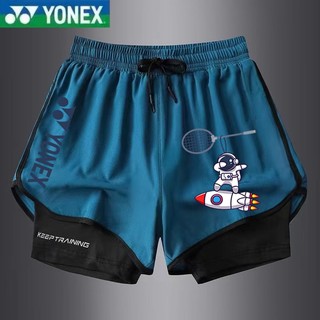 2024 Quần short cầu lông YONEX mới dành cho nam và nữ, bấc mồ hôi và thấm ẩm, Quần short tập luyện thể thao chống chói