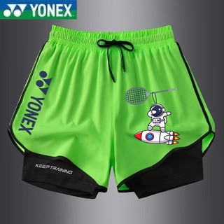 2024 Quần short cầu lông YONEX mới dành cho nam và nữ, bấc mồ hôi và thấm ẩm, Quần short tập luyện thể thao chống chói