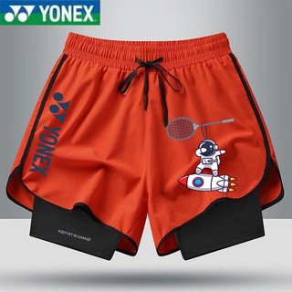 2024 Quần short cầu lông YONEX mới dành cho nam và nữ, bấc mồ hôi và thấm ẩm, Quần short tập luyện thể thao chống chói