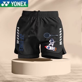 2024 Quần short cầu lông YONEX mới dành cho nam và nữ, bấc mồ hôi và thấm ẩm, Quần short tập luyện thể thao chống chói