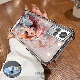 Ốp Lưng Dành Cho vivo Y51 Y51A Y31 Y51s Y53s Ốp Điện Thoại Chống Rơi Bốn Góc Thẩm Mỹ Cô Gái Họa Tiết Hoạt Hình TPU Mềm