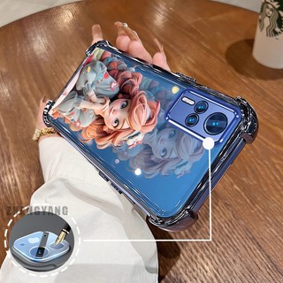 Ốp Lưng Dành Cho vivo Y51 Y51A Y31 Y51s Y53s Ốp Điện Thoại Chống Rơi Bốn Góc Thẩm Mỹ Cô Gái Họa Tiết Hoạt Hình TPU Mềm