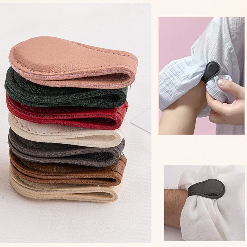 [Yunyuan] Dây buộc có thể rút ngắn khóa từ tính bằng da không cần may ở viền để ngăn quần chảy xệ trên sàn Kẹp khóa từ tính mạnh mẽ để đóng quần