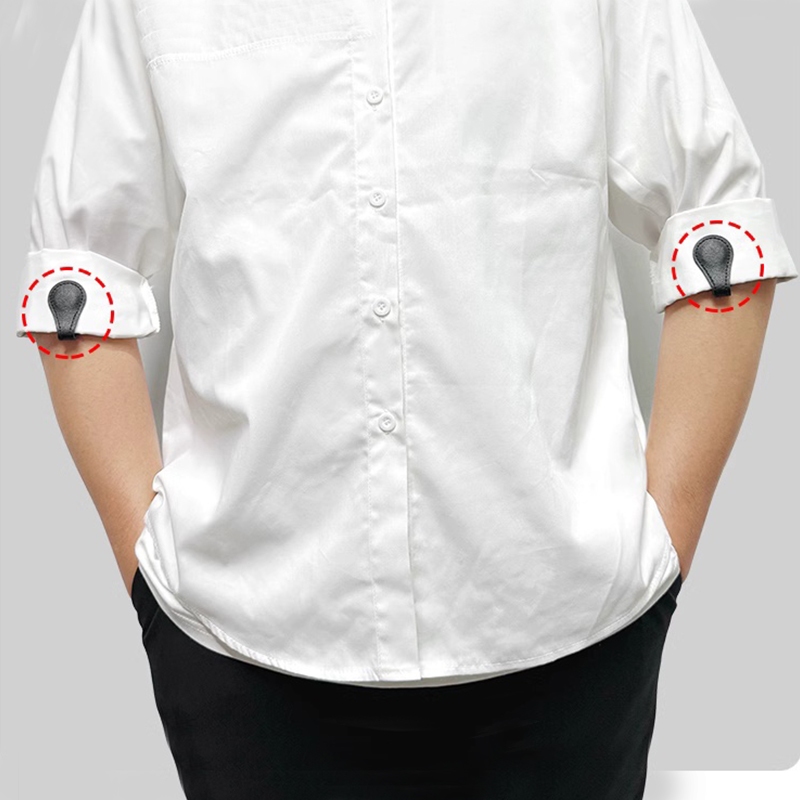 [Yunyuan] Dây buộc có thể rút ngắn khóa từ tính bằng da không cần may ở viền để ngăn quần chảy xệ trên sàn Kẹp khóa từ tính mạnh mẽ để đóng quần