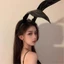 Halloween Ngọt Ngào Mát Nóng Cô Gái Thỏ Tai Đầu Pure Desire Gợi Cảm cos Thỏ Cô Gái Băng Đô Đảng Trang Phục Đạo Cụ Mũ