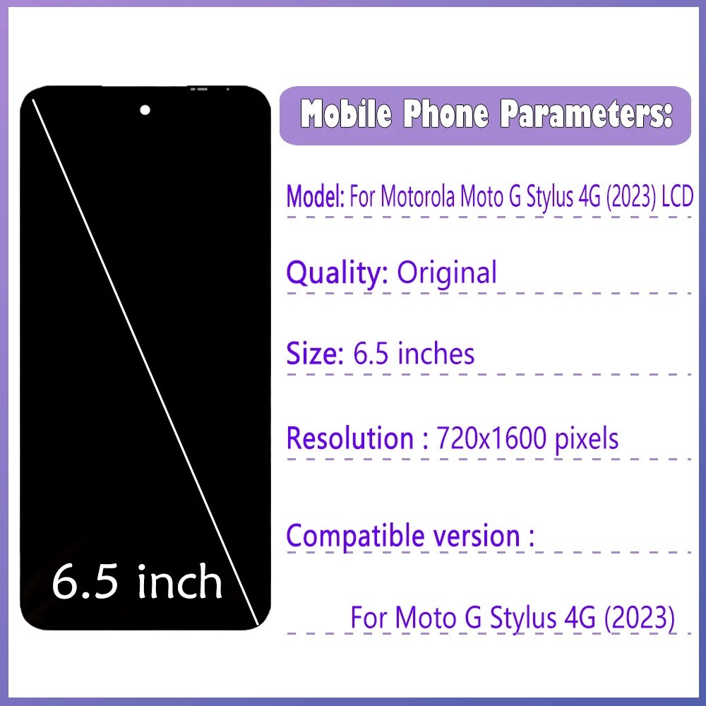 Dành Cho Motorola Moto G Stylus 4g 2023 Màn Hình LCD Cảm Ứng Số Hóa Hội Thay Thế