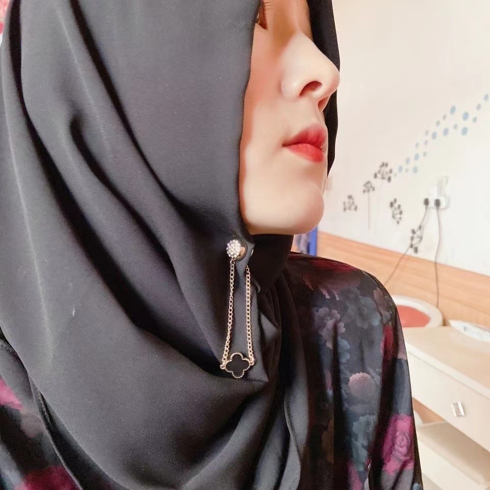 [Yunyuan] 2 Cái / bộ Làm Ngắn Viền Quần Áo Quá Dài Và Làm Cho Chúng Ngắn Hơn Nam Châm Điều Chỉnh Cố Định Từ Tính Khóa Zircon Không Dấu Vết