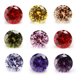 Đá tổng hợp cubic zirconia nhiều màu, phù hợp cho Crafting DIY trang sức