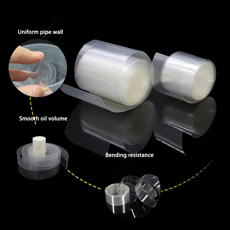 Ống co nhiệt PVC trong suốt 18650 Bộ pin Bảo vệ cách nhiệt Bọc màng Vỏ lithium Vỏ cáp Width9mm-300mm