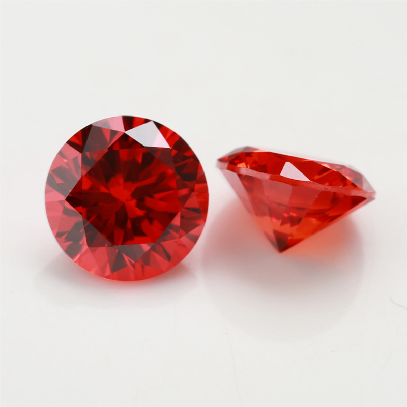 10 Chiếc 6 Mm ~ 12 Mm 5A Tròn Cắt CZ Nhiều Màu Rời Cubic Zirconia Đá Quý Tổng Hợp Cho Trang Sức DIY