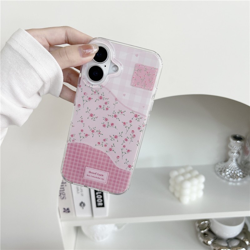 IPhone 17 16 Pro Max 15 pro max họa tiết hoa văn TPU chất liệu IMD vỏ điện thoại xử lý