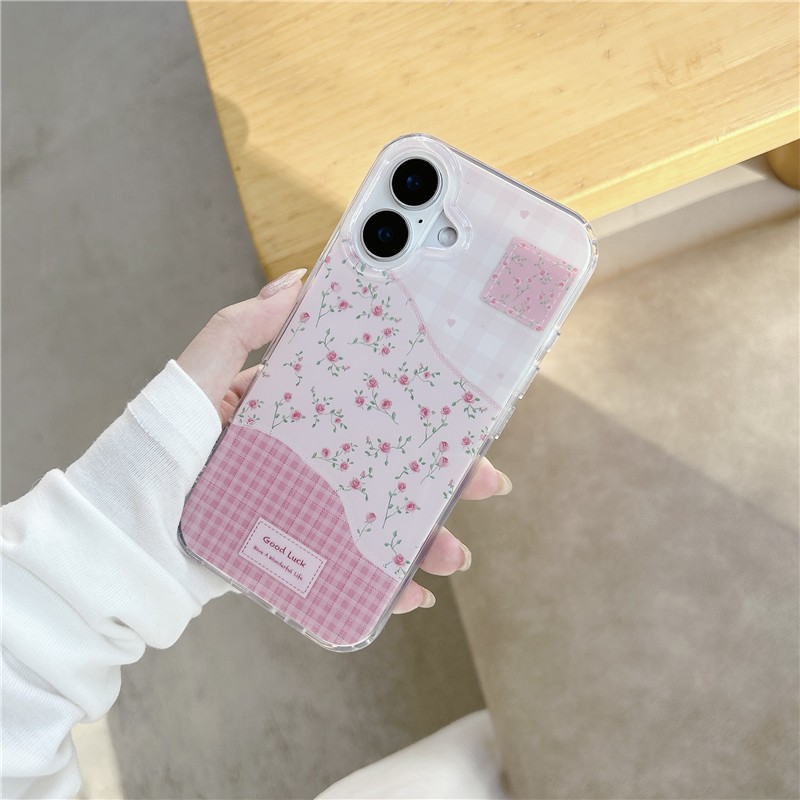 IPhone 17 16 Pro Max 15 pro max họa tiết hoa văn TPU chất liệu IMD vỏ điện thoại xử lý