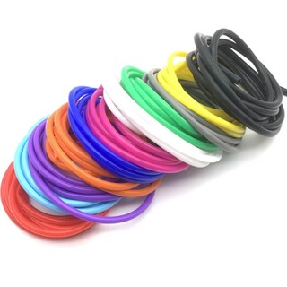 Ống silicon Ống cao su linh hoạt Cấp thực phẩm Ống nước uống mềm Đầu nối nước đầy màu sắc ID2-8mm