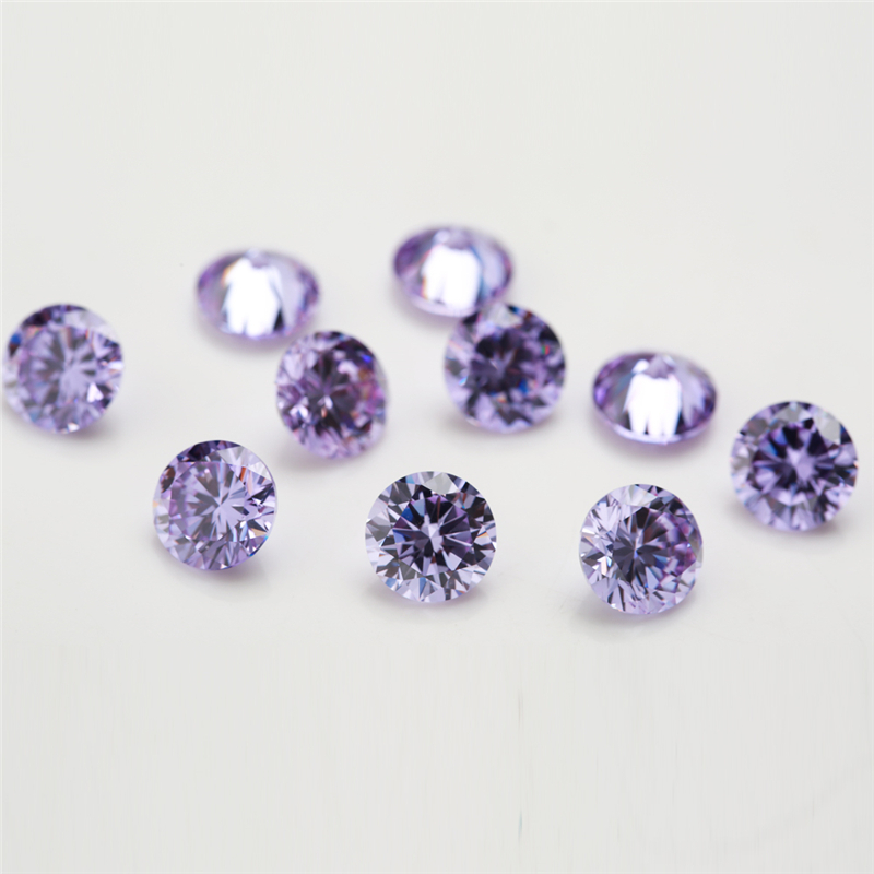 Đá Quý Tổng Hợp Cubic Zirconia Tròn Phù Hợp Cho Trang Sức, Kích Thước Từ 0.8mm Đến 3.75mm