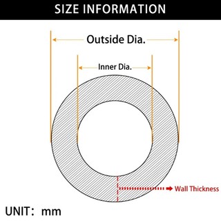 1 Mét Nhiên Liệu Khí Ống Dây Ống Xăng Vàng / Trong Suốt / Đen / Xanh Tông Đơ Ống Cưa Xích Máy Thổi Dây DIY Dụng Cụ 2x3.5 / 2.5x5 / 3x5 / 3x6 / 4x6 / 5x8 / 6x8 / 7x10mm