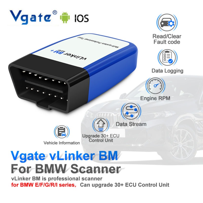 Thiết Bị Quét Chẩn Đoán Lỗi Ô Tô BM + OBD2 Cho BMW BIMMERCODE ELM327 ...