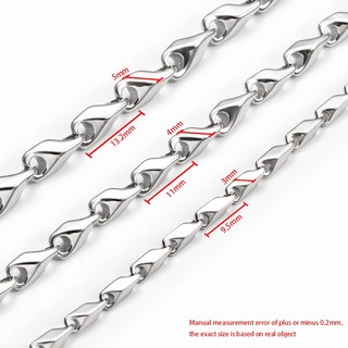 Dây chuyền xiên ngắn bằng thép không gỉ Trang sức Phụ kiện tự làm Dây chuyền màu