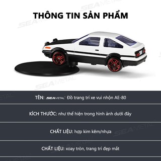 Seametal AE86 Xe Drift Trang Trí Bảng Điều Khiển Trôi Tự Động Xoay Đồ trang trí Thực Tế Bảng Điều Khiển Ô Tô Trang Trí