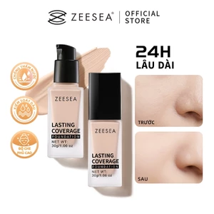 Kem nền che khuyết điểm mờ lâu trôi ZEESEA 24H Kiểm soát dầu chống thấm nước toàn thiên nhiên 30ml