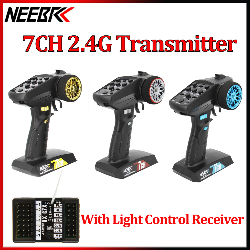 Neebrc 7CH 2.4G NB-7D 7 Kênh Bộ Điều Khiển Từ Xa Bộ Phát Với RX-G7X Bộ ...