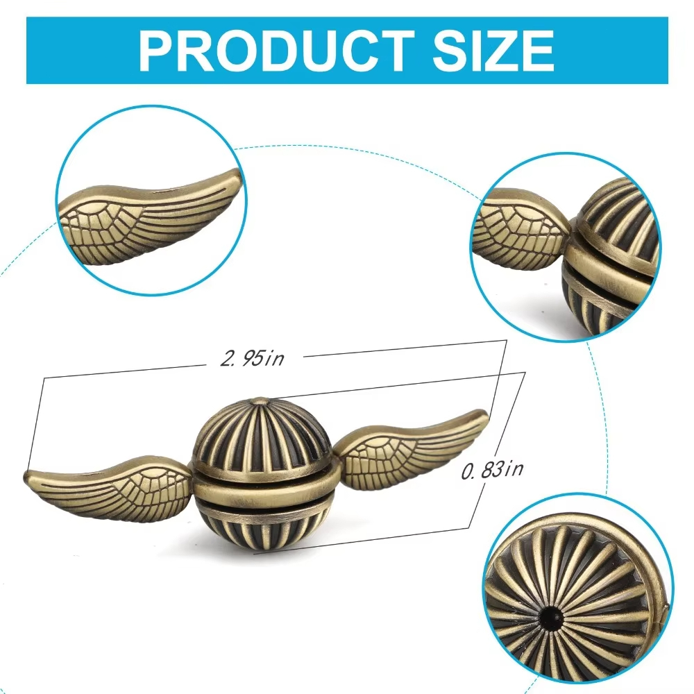 EDC Fidget Spinner Đồ chơi Ngón tay Quay hồi chuyển Con quay hồi chuyển Đồ chơi chống căng thẳng Trẻ em Người lớn Xoay Bóng kim loại Máy tính để bàn Đồ chơi giảm căng thẳng