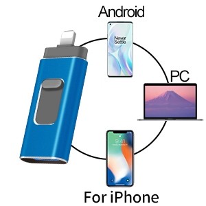 Ổ đĩa Flash 2tb Thích hợp cho iPhone Android PC MAC iPad Mở rộng bộ nhớ USB Thumb Drive