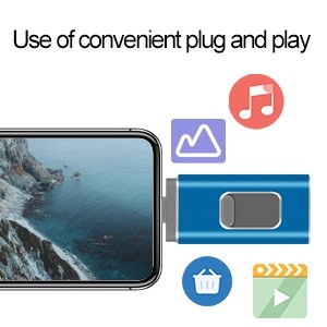 Ổ đĩa Flash 2tb Thích hợp cho iPhone Android PC MAC iPad Mở rộng bộ nhớ USB Thumb Drive