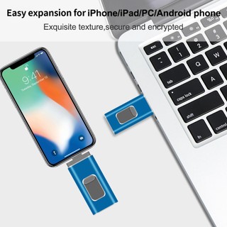 Ổ đĩa Flash 2tb Thích hợp cho iPhone Android PC MAC iPad Mở rộng bộ nhớ USB Thumb Drive