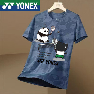 Áo Sơ Mi Yonex 2024 Áo Thun Cầu Lông Chuyên Nghiệp Mới Lưới Nhanh Khô Cầu Lông Thi Đấu Áo