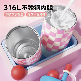 Quà Tặng Giáng Sinh GM Big Mac Thermos Cup 2024 Phong Cách Mới Bé Gái Cốc Nước Cao Cấp Dung Tích Lớn Chai Nước 316 Thép Không Gỉ Trà Tách Nước Ống Hút Cốc Thể Thao Di Động Ngoài Trời Bảo Quản Lạnh Bình Nước Uống