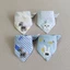Set 4 Yếm Cotton Tam Giác Xinh Xắn Dành Cho Các Bé