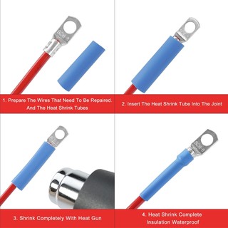 Tỷ lệ 3: 1 Ống co nhiệt tường kép Keo dày Ống co đường kính 1.6 / 2.4 / 3.2 / 4 / 4.8 / 6.4 / 7.9 / 9.5 / 12.7 / 15.4 / 19.1 / 25.4mm