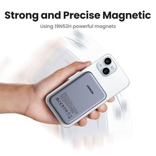 【Pin Sạc Dự Phòng Có Thể Đặt Hàng】Bộ sạc không dây từ tính UGREEN Qi2 15W 10000mAh|dành cho iPhone 16 Pro Max